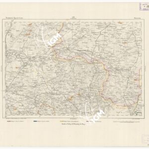 REYMANN'S TOPOGRAPHISCHER SPECIAL KARTE VON MITTEL EUROPA - FREEREN F 69