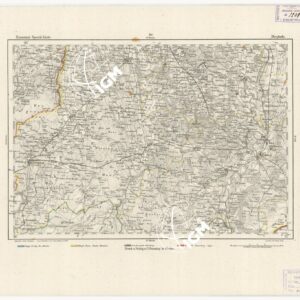 REYMANN'S TOPOGRAPHISCHER SPECIAL KARTE VON MITTEL EUROPA - DIEPHOLZ F 70