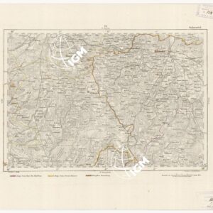 REYMANN'S TOPOGRAPHISCHER SPECIAL KARTE VON MITTEL EUROPA - SALZWEDEL F 72