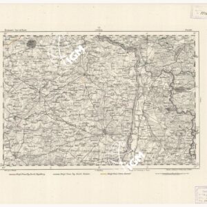 REYMANN'S TOPOGRAPHISCHER SPECIAL KARTE VON MITTEL EUROPA - STENDAL F 73