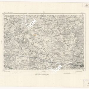 REYMANN'S TOPOGRAPHISCHER SPECIAL KARTE VON MITTEL EUROPA - NAUEN F 74