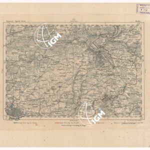 REYMANN'S TOPOGRAPHISCHER SPECIAL KARTE VON MITTEL EUROPA - BERLIN F 75