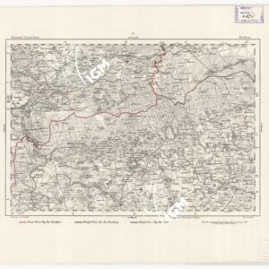 REYMANN'S TOPOGRAPHISCHER SPECIAL KARTE VON MITTEL EUROPA - BIRNBAUM F 77
