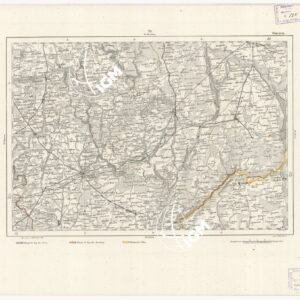 REYMANN'S TOPOGRAPHISCHER SPECIAL KARTE VON MITTEL EUROPA - GNESEN F 79