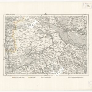 REYMANN'S TOPOGRAPHISCHER SPECIAL KARTE VON MITTEL EUROPA - BRZESC F 80