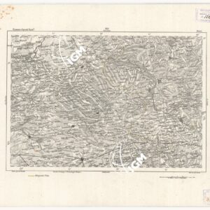 REYMANN'S TOPOGRAPHISCHER SPECIAL KARTE VON MITTEL EUROPA - MINSK F 81 B