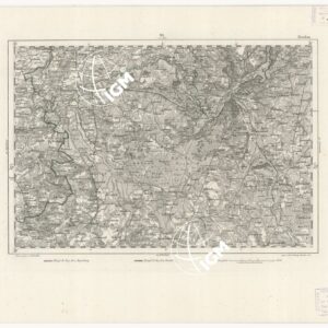 REYMANN'S TOPOGRAPHISCHER SPECIAL KARTE VON MITTEL EUROPA - POTSDAM F 91