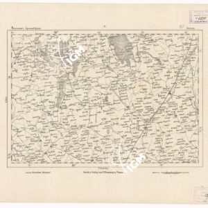 REYMANN'S TOPOGRAPHISCHER SPECIAL KARTE VON MITTEL EUROPA - SLOBODA F 93 C