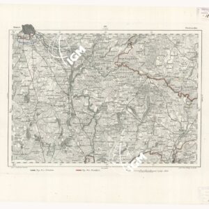REYMANN'S TOPOGRAPHISCHER SPECIAL KARTE VON MITTEL EUROPA - FURSTENWALDE F 92
