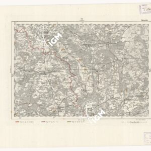 REYMANN'S TOPOGRAPHISCHER SPECIAL KARTE VON MITTEL EUROPA - MESERITZ F 94
