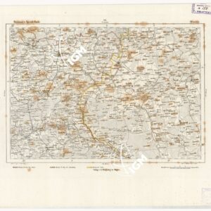 REYMANN'S TOPOGRAPHISCHER SPECIAL KARTE VON MITTEL EUROPA - PEISERN F 96
