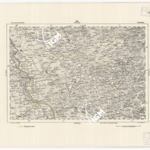 REYMANN'S TOPOGRAPHISCHER SPECIAL KARTE VON MITTEL EUROPA - GARWOLIN F 98 B