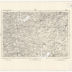 REYMANN'S TOPOGRAPHISCHER SPECIAL KARTE VON MITTEL EUROPA - RADZYN F 98 C