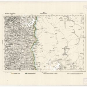 REYMANN'S TOPOGRAPHISCHER SPECIAL KARTE VON MITTEL EUROPA - KODEN F 98 D