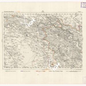 REYMANN'S TOPOGRAPHISCHER SPECIAL KARTE VON MITTEL EUROPA - CLEVE F 102