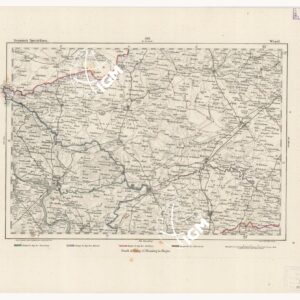 REYMANN'S TOPOGRAPHISCHER SPECIAL KARTE VON MITTEL EUROPA - WESEL F 103
