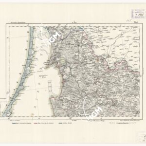 REYMANN'S TOPOGRAPHISCHER SPECIAL KARTE VON MITTEL EUROPA - TILSIT F 105 E