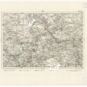REYMANN'S TOPOGRAPHISCHER SPECIAL KARTE VON MITTEL EUROPA - DESSAU F 108
