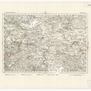 REYMANN'S TOPOGRAPHISCHER SPECIAL KARTE VON MITTEL EUROPA - WITTENBERG F 109