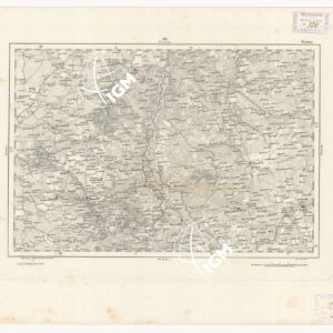 REYMANN'S TOPOGRAPHISCHER SPECIAL KARTE VON MITTEL EUROPA - WARTA F 115
