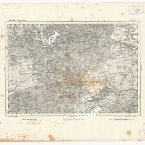 REYMANN'S TOPOGRAPHISCHER SPECIAL KARTE VON MITTEL EUROPA - TUSZYN F 116