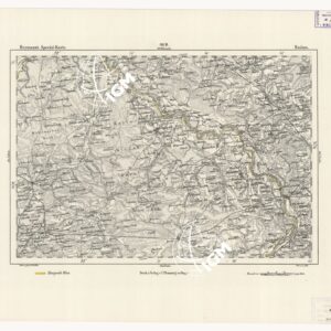 REYMANN'S TOPOGRAPHISCHER SPECIAL KARTE VON MITTEL EUROPA - RADOM F 116 B