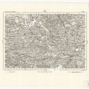 REYMANN'S TOPOGRAPHISCHER SPECIAL KARTE VON MITTEL EUROPA - LUBLIN F 116 C