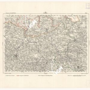 REYMANN'S TOPOGRAPHISCHER SPECIAL KARTE VON MITTEL EUROPA - GENT F 119