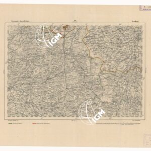 REYMANN'S TOPOGRAPHISCHER SPECIAL KARTE VON MITTEL EUROPA - TURNHOUT F 120