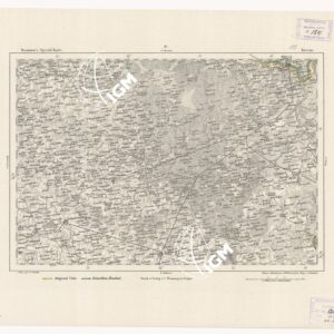 REYMANN'S TOPOGRAPHISCHER SPECIAL KARTE VON MITTEL EUROPA - KOWNO F 122, I