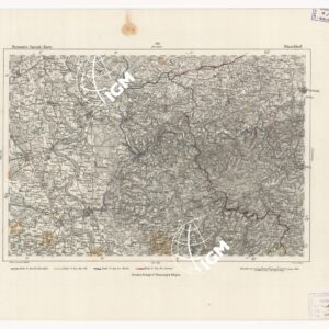 REYMANN'S TOPOGRAPHISCHER SPECIAL KARTE VON MITTEL EUROPA - DUSSELDORF F 122
