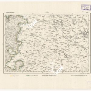 REYMANN'S TOPOGRAPHISCHER SPECIAL KARTE VON MITTEL EUROPA - PRENY F 123