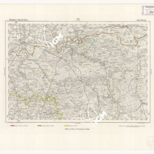 REYMANN'S TOPOGRAPHISCHER SPECIAL KARTE VON MITTEL EUROPA - SPREMBERG F 130