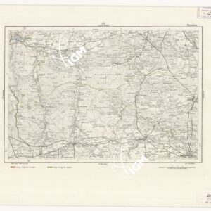 REYMANN'S TOPOGRAPHISCHER SPECIAL KARTE VON MITTEL EUROPA - BUNZLAU F 131