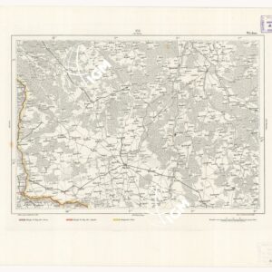 REYMANN'S TOPOGRAPHISCHER SPECIAL KARTE VON MITTEL EUROPA - WIELUN F 134