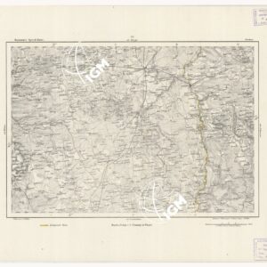 REYMANN'S TOPOGRAPHISCHER SPECIAL KARTE VON MITTEL EUROPA - PETRIKAU F 135