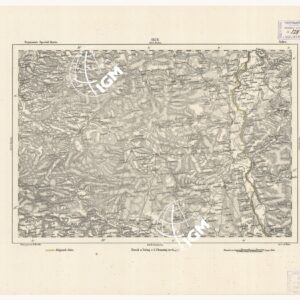 REYMANN'S TOPOGRAPHISCHER SPECIAL KARTE VON MITTEL EUROPA - SOLEC F 135 B