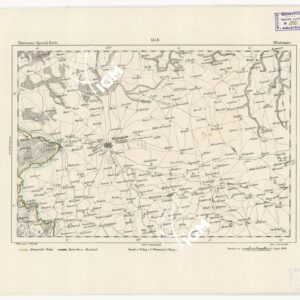 REYMANN'S TOPOGRAPHISCHER SPECIAL KARTE VON MITTEL EUROPA - WLODZIMIRZ F 135 E