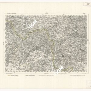 REYMANN'S TOPOGRAPHISCHER SPECIAL KARTE VON MITTEL EUROPA - LILLE F 137