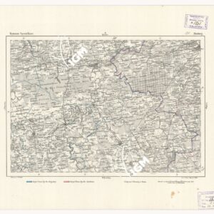 REYMANN'S TOPOGRAPHISCHER SPECIAL KARTE VON MITTEL EUROPA - ALLENBURG F 138 K