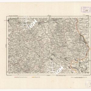 REYMANN'S TOPOGRAPHISCHER SPECIAL KARTE VON MITTEL EUROPA - GOLDAPP F 139 L