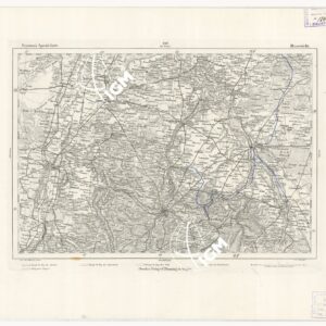 REYMANN'S TOPOGRAPHISCHER SPECIAL KARTE VON MITTEL EUROPA - MAASTRICHT F 140