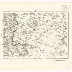 REYMANN'S TOPOGRAPHISCHER SPECIAL KARTE VON MITTEL EUROPA - MERECZ F 141 L2