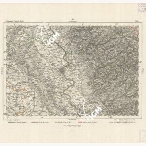 REYMANN'S TOPOGRAPHISCHER SPECIAL KARTE VON MITTEL EUROPA - COLN F 141