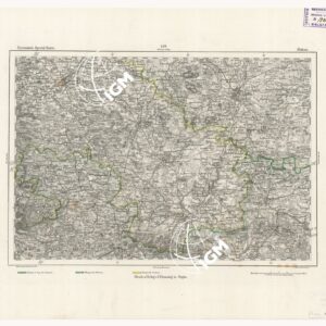 REYMANN'S TOPOGRAPHISCHER SPECIAL KARTE VON MITTEL EUROPA - ZITTAU F 149