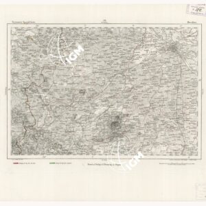 REYMANN'S TOPOGRAPHISCHER SPECIAL KARTE VON MITTEL EUROPA - BRESLAU F 151
