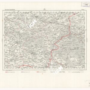 REYMANN'S TOPOGRAPHISCHER SPECIAL KARTE VON MITTEL EUROPA - BRIEG F 152