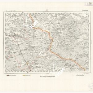 REYMANN'S TOPOGRAPHISCHER SPECIAL KARTE VON MITTEL EUROPA - KREUTZBURG F 153