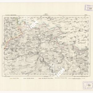 REYMANN'S TOPOGRAPHISCHER SPECIAL KARTE VON MITTEL EUROPA - SOKAL F 154 E