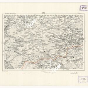 REYMANN'S TOPOGRAPHISCHER SPECIAL KARTE VON MITTEL EUROPA - ZAMOSC F 154 D